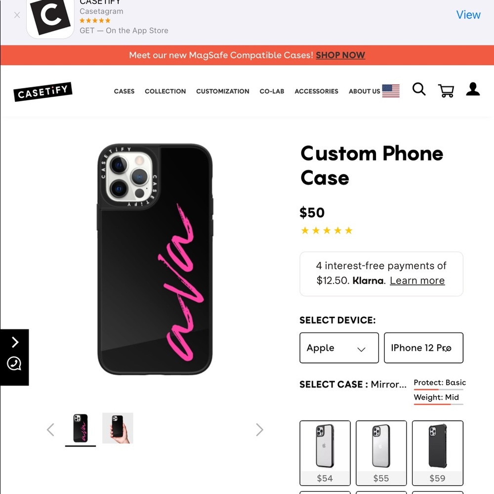 Custom (Ava) casetify case